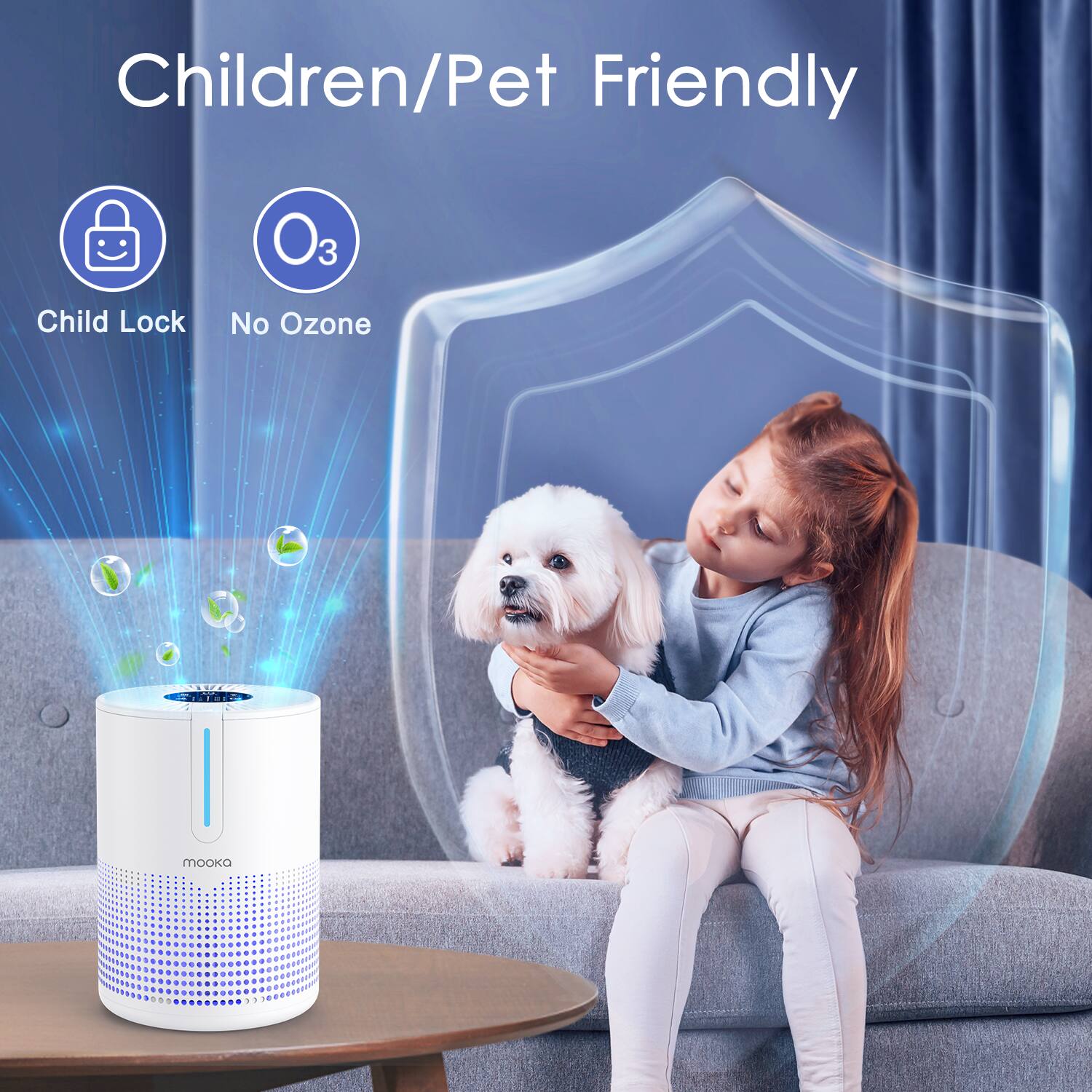 Children/Pet Friendly  
Child Lock  
No Ozone