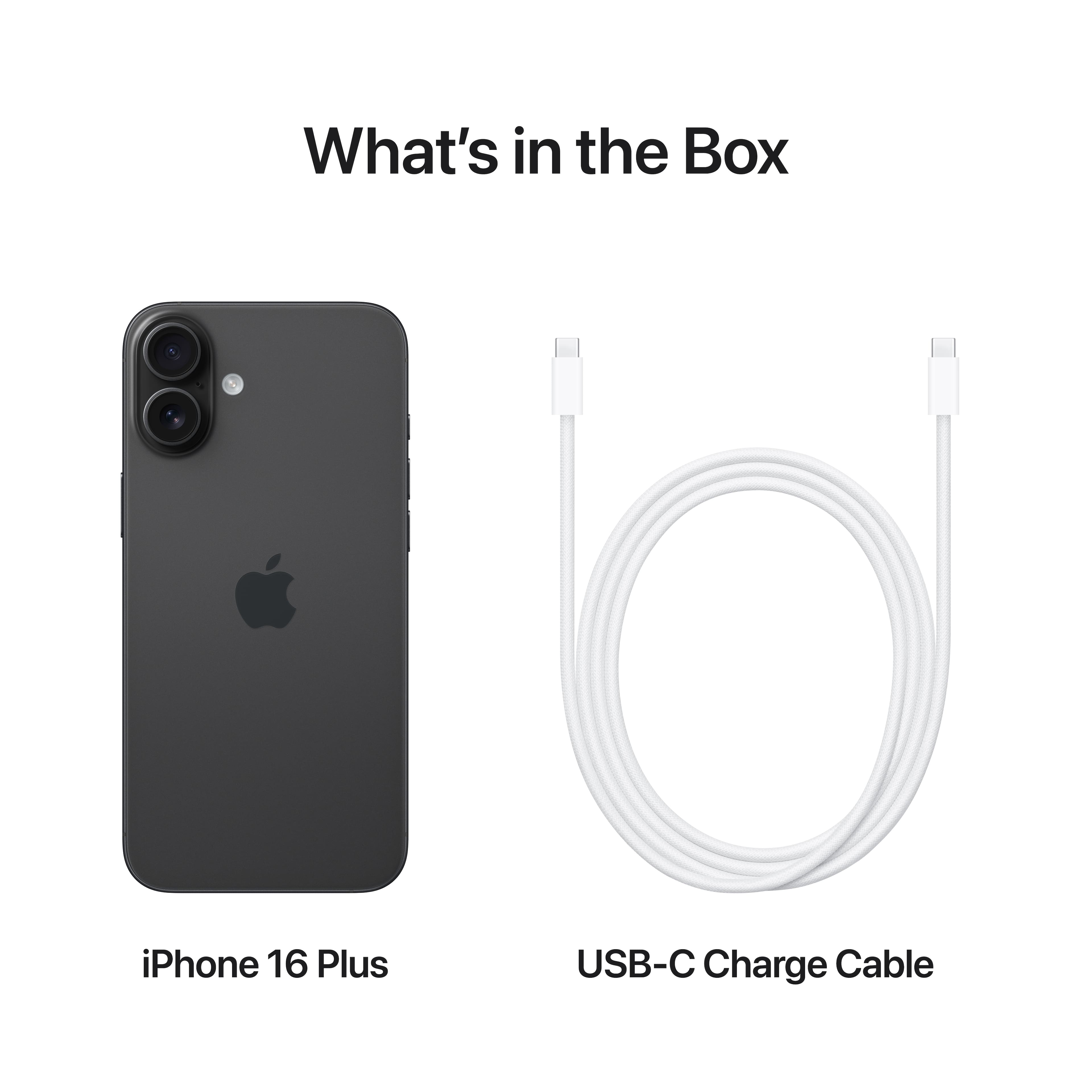 What's in the Box: iPhone 16 Plus USB-C Charge Cable