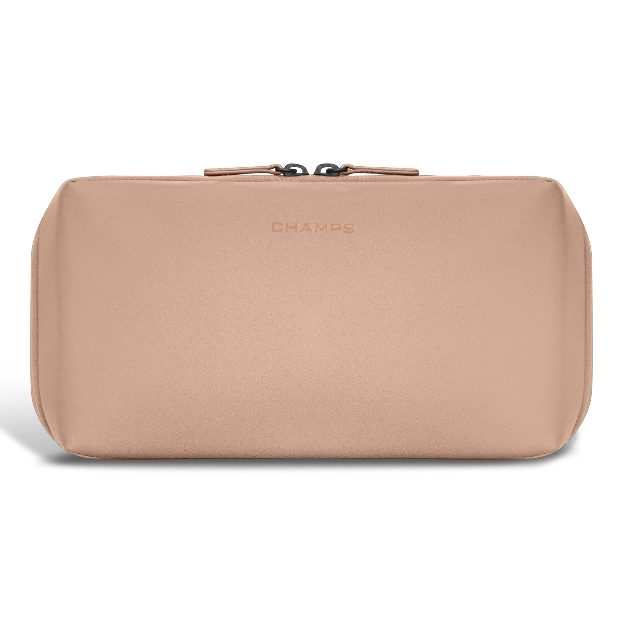 Front. Champs - Onyx Collection Toiletry Bag - Nude.