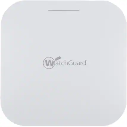 Front. WatchGuard - WatchGuard AP330 Dual Band IEEE 802.11ax 1.73 Gbit/s Wireless Access Point - Indoor - 2.40 GHz, 5 GHz - 6 x Internal - Black.