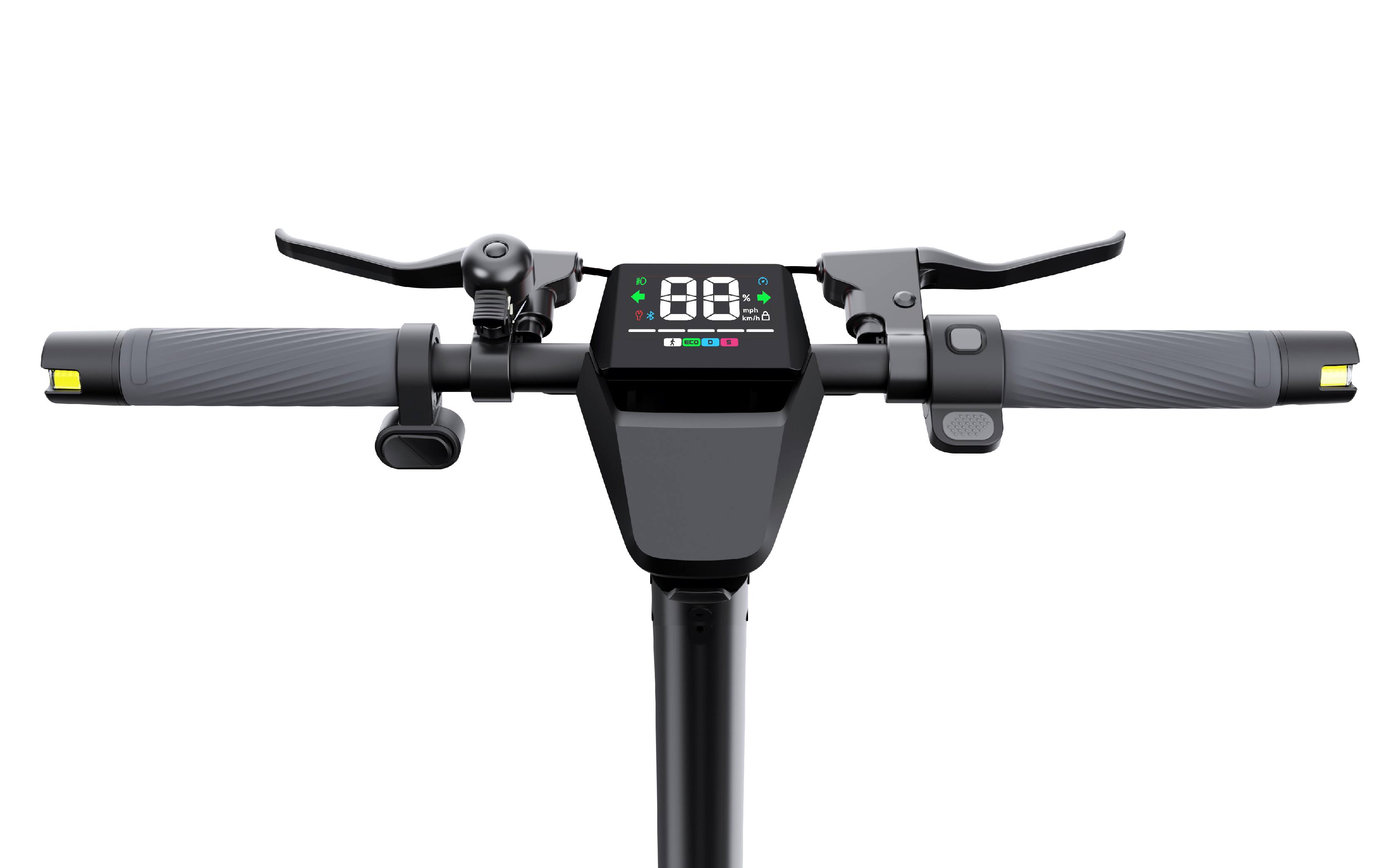 Alt View 4. 5th Wheel - G11PRO Performance Electric Scooter w/ 40 mi Max Operating Range & 20 mph Max Speed - Black.