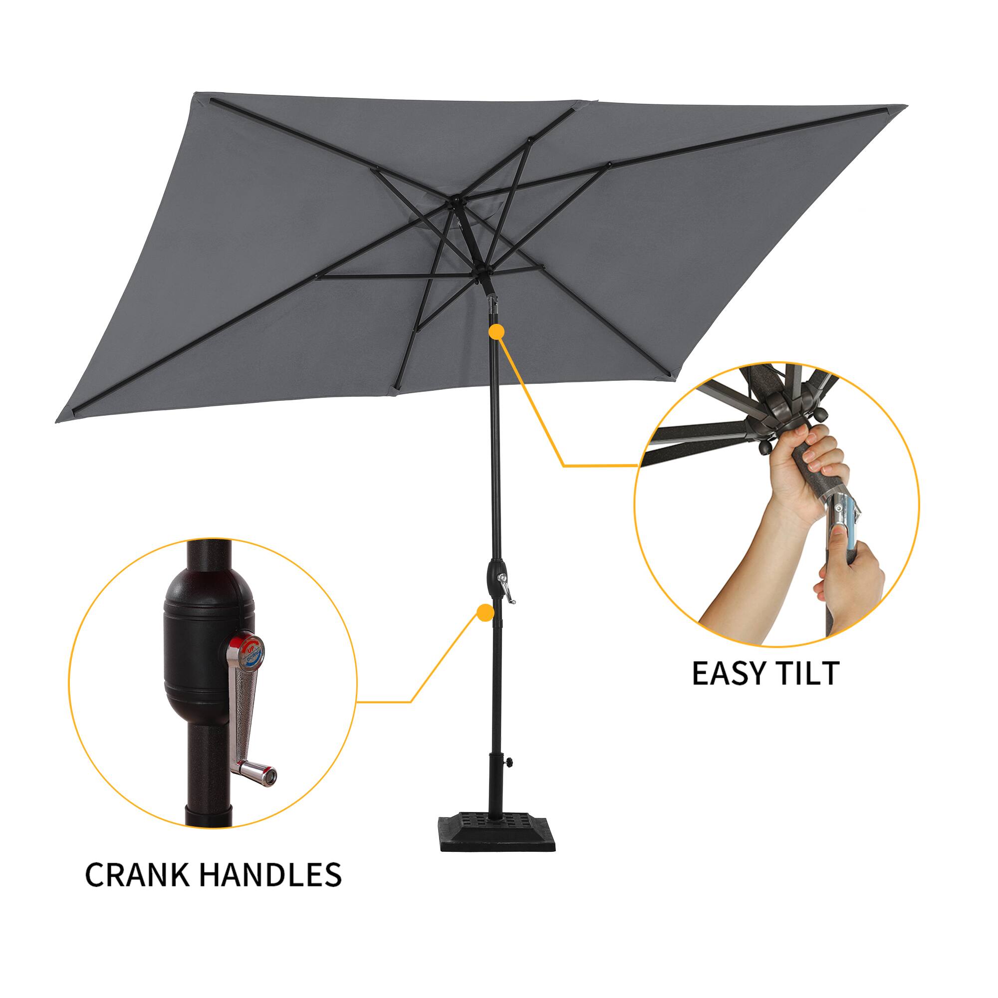 - Easy Tilt
- Crank Handles