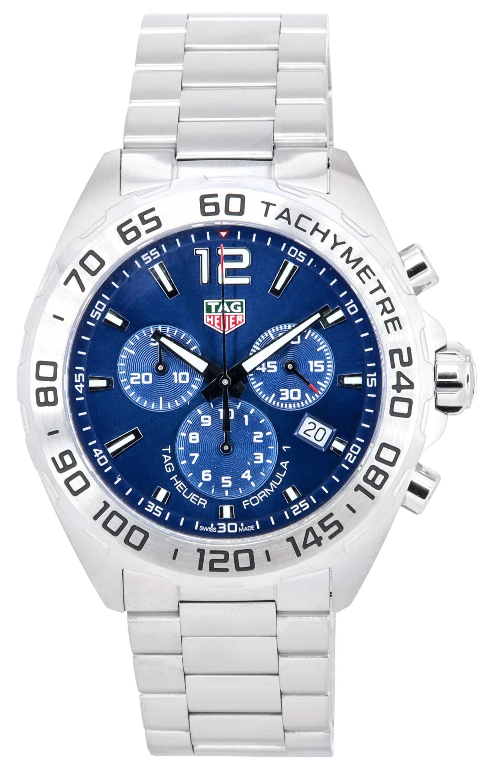 TAG Heuer - Heuer Formula 1 Chronograph Sunray Dial Quartz CAZ101K.BA0842 200M Men's Watch - Blue price history on PriceWatchPro