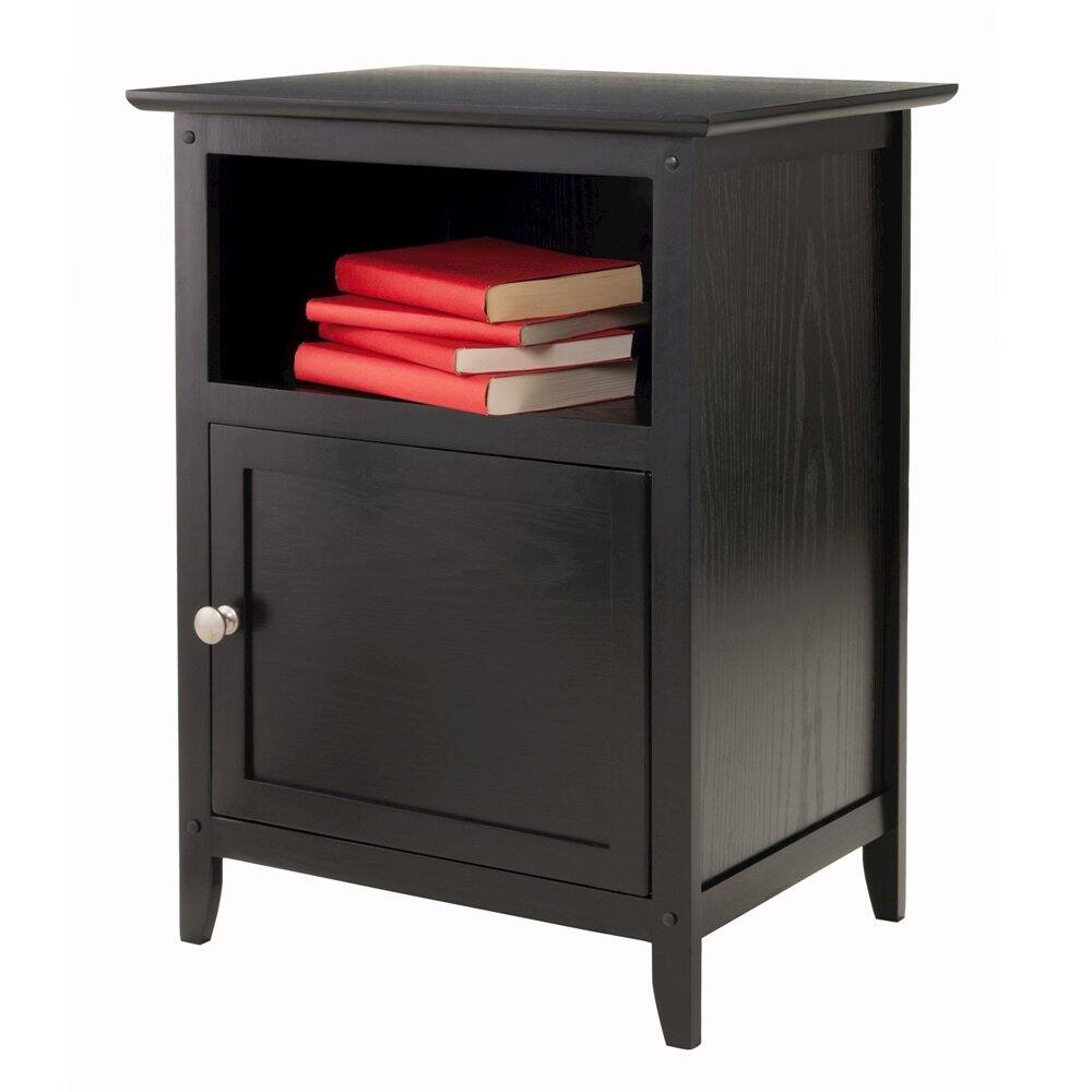 Left. FurniFact - Accent Table - Black.