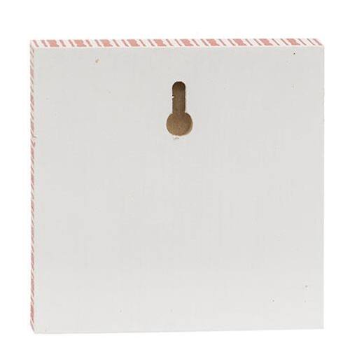 Alt View 1. BreeBe - Holly Jolly Christmas Trees Square Block 2 Asstd. - Red, White.