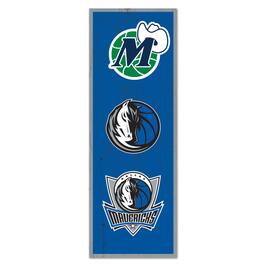 WinCraft - Dallas Mavericks 6" x 17" Logo Evolution Wood Sign - Multicolor