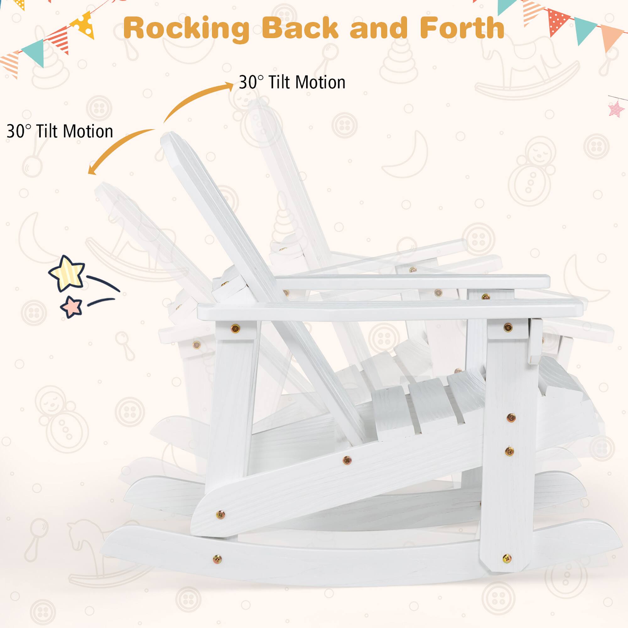 Rocking Back and Forth  
30° Tilt Motion