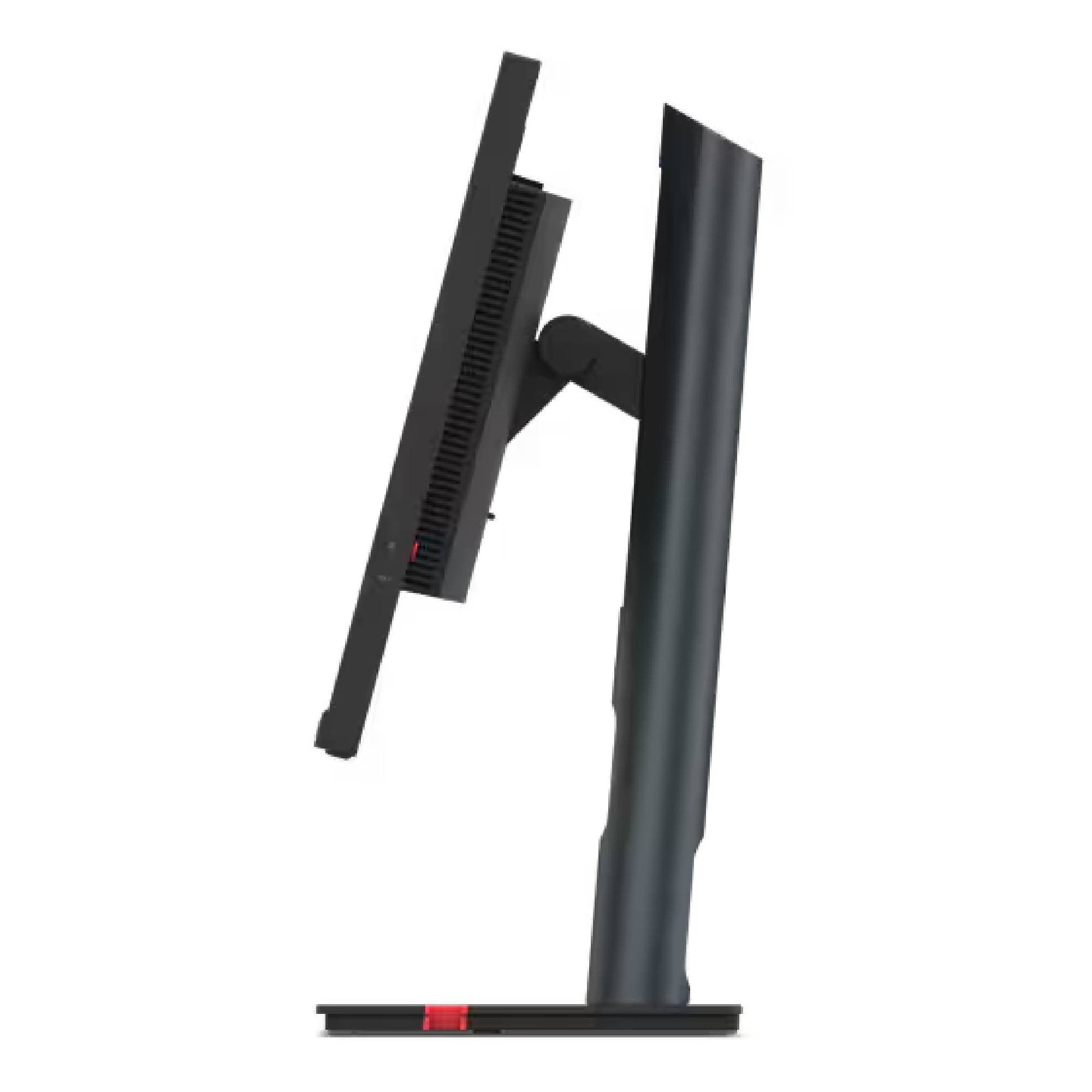 Back. Lenovo - Lenovo Thinkvision P24H-30 23.8" Monitor 1HDMI 0VGA 5USB 300Nit 60 Hz IPS 4 ms - Black.