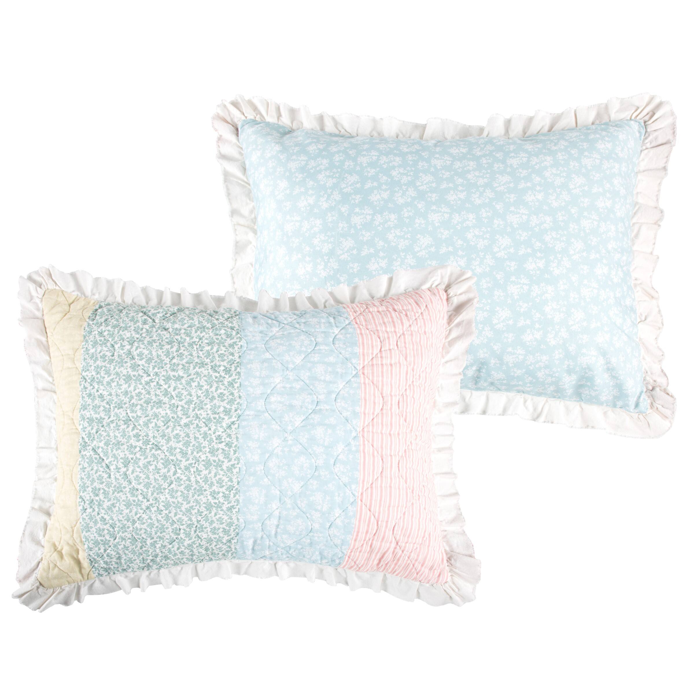 Left. BreeBe - Tessie Sham King - Pastel.