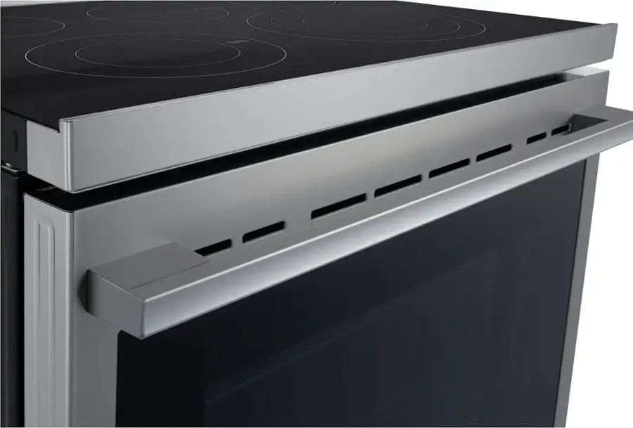 Alt View 16. LG - 6.3 Cu. Ft. Freestanding Electric True Convection Smart Range with Air Fry and InstaView - PrintProof Stainless Steel.