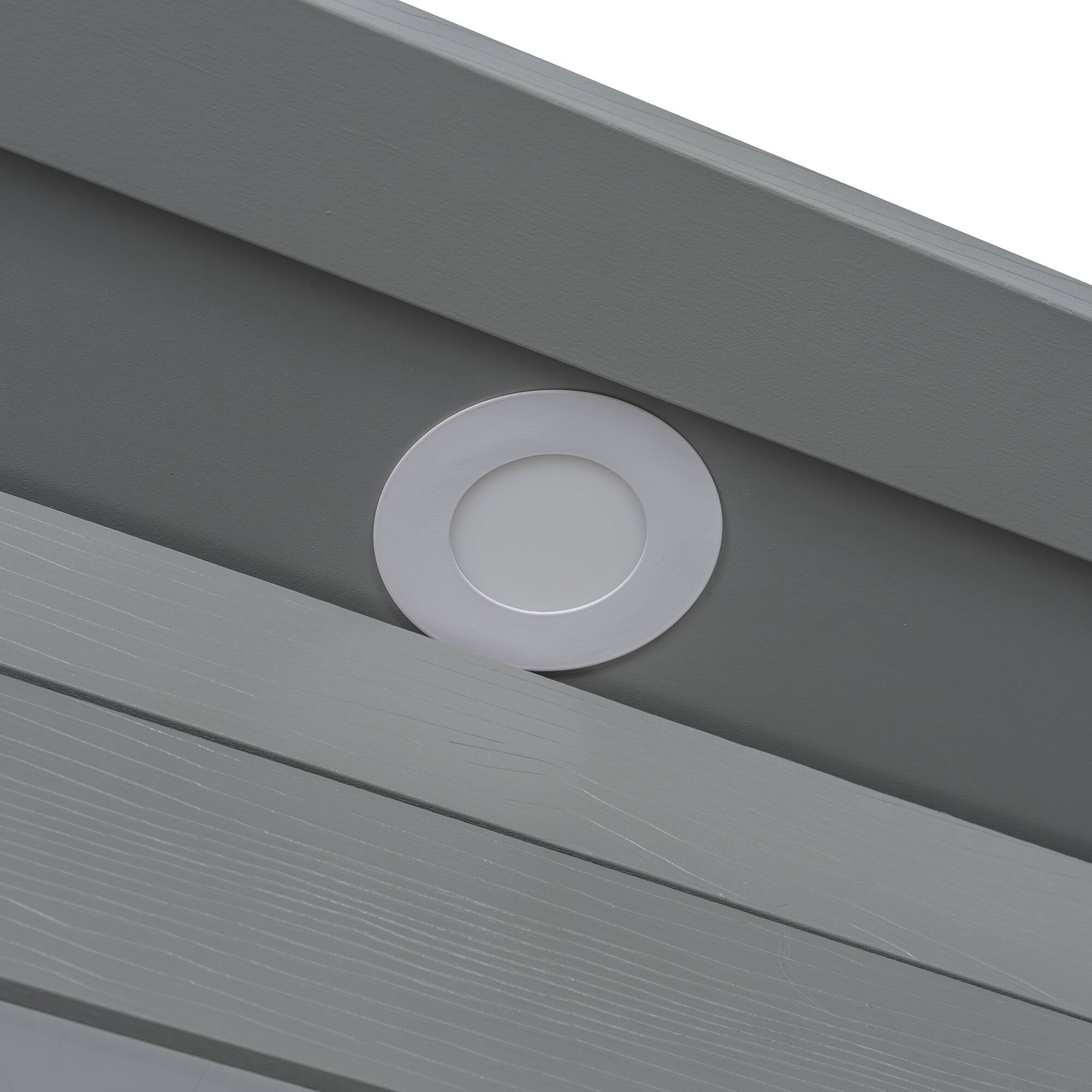 Alt View 1. Anysun - Queen Size Murphy Bed with Storage Cabinet, Wine Rack, Glass Holder, Drawers and Multi-Color LED Strip - Gray.