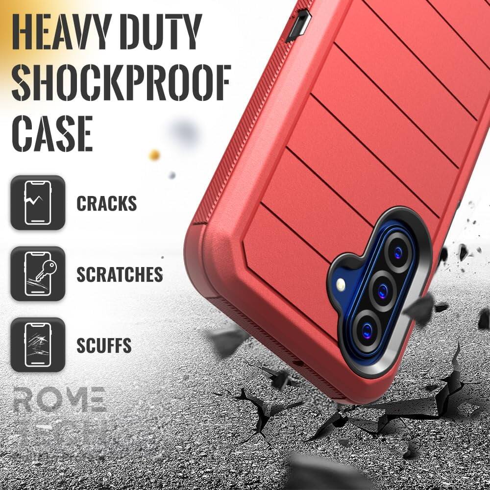 HEAVY DUTY SHOCKPROOF CASE

CRACKS
SCRATCHES
SCUFFS

ROME