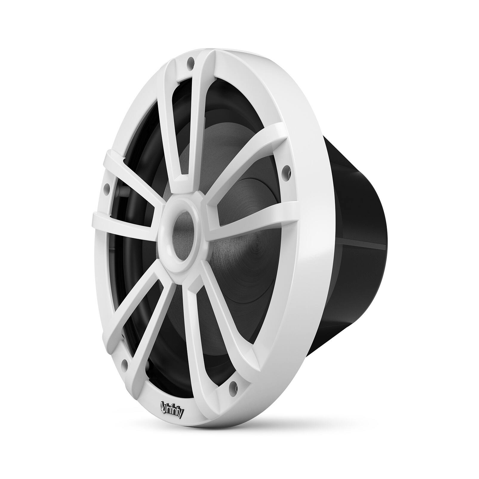 Alt View 7. Infinity - INFINITY 1022MLW 10" Marine subwoofer with rgb lighting -       White - White.