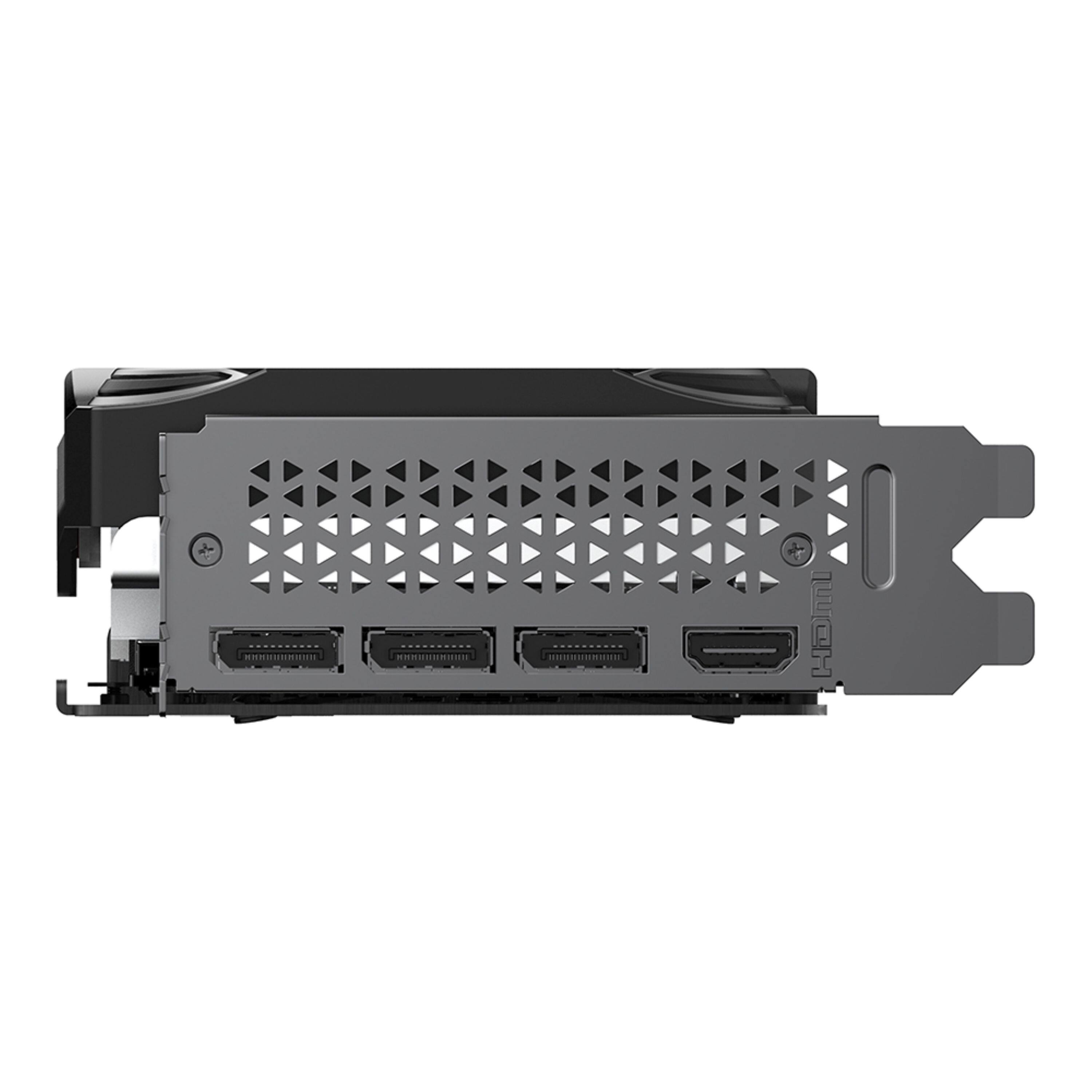 Alt View 7. PNY - GeForce RTX 5070 12GB OC GDDR7 PCI Express 5.0 Graphics Card with Triple Fan - Black.