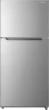 Insignia™ - 18 Cu. Ft. Top-Freezer Refrigerator with ENERGY STAR Certification - Stainless Steel