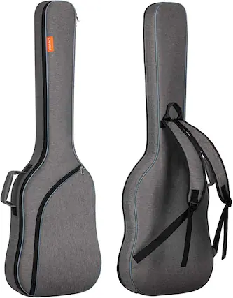 Front. CAHAYA - CAHAYA Electric Bass Guitar Bag Gig Bag Backpack Padded Soft Case 0.3 inch Padding Lightweight CY0202-1.