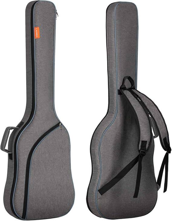 Front. CAHAYA - CAHAYA Electric Bass Guitar Bag Gig Bag Backpack Padded Soft Case 0.3 inch Padding Lightweight CY0202-1.