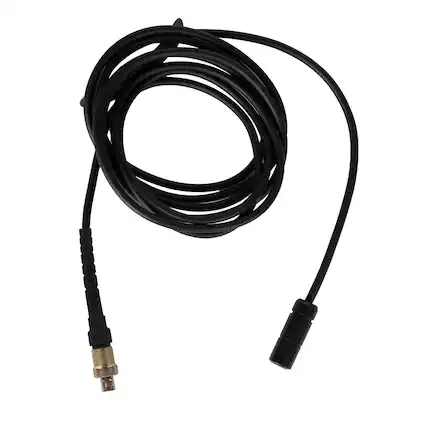 Front. Sony - Sony ECM-77 Miniature Omnidirectional Lavalier Microphone with 3-Pin Sony LEMO Connector (Black) - Black.