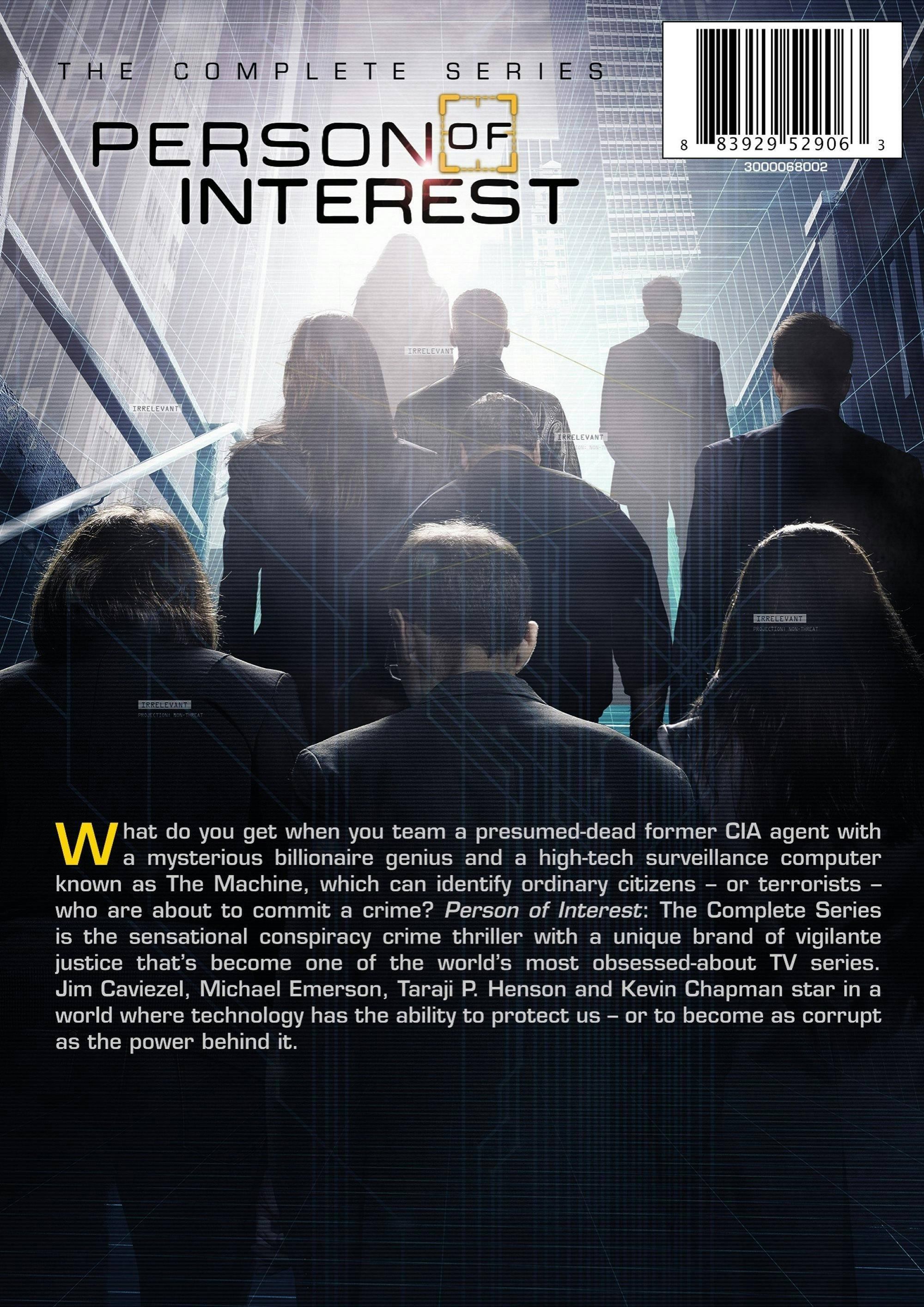 Back. Person of Interest: S1-5 [DVD].