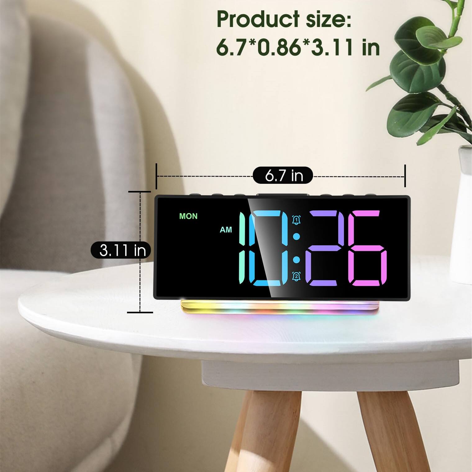 Product size: 6.7*0.86*3.11 in

6.7 in

3.11 in