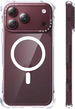Ornarto - Magnetic for iPhone 18 Pro Max Case, for iPhone 17 Pro Max Case, Slim Translucent Matte Phone Case, Clear - Transparent