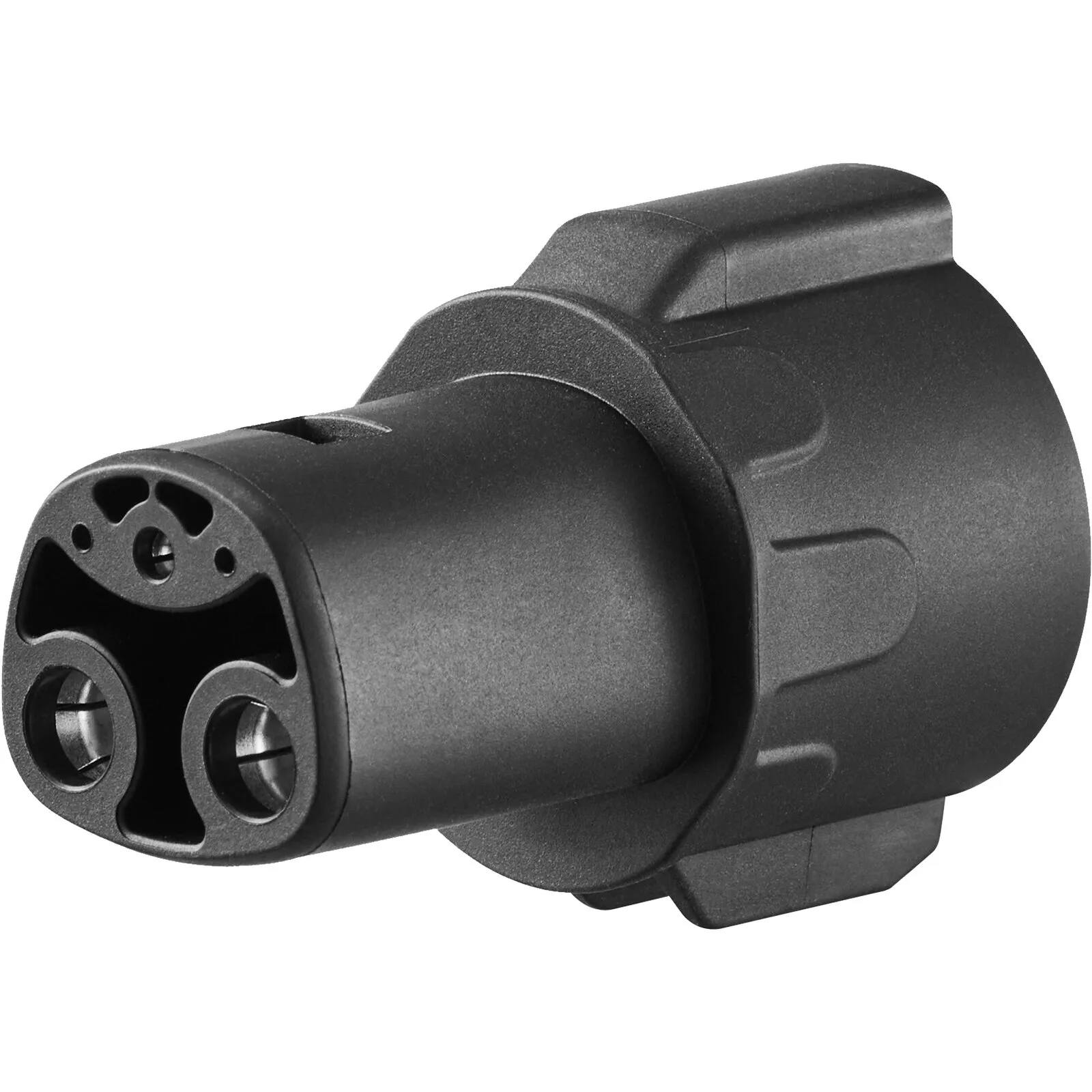 Alt View 6. MOOSOO - J1772 to Tesla Charger Adapter, 80 Amp 240V AC, SAE J1772 EV Charging Adapter, Anti-Drop Lock For Tesla Model 3, Y, S, X - Black.