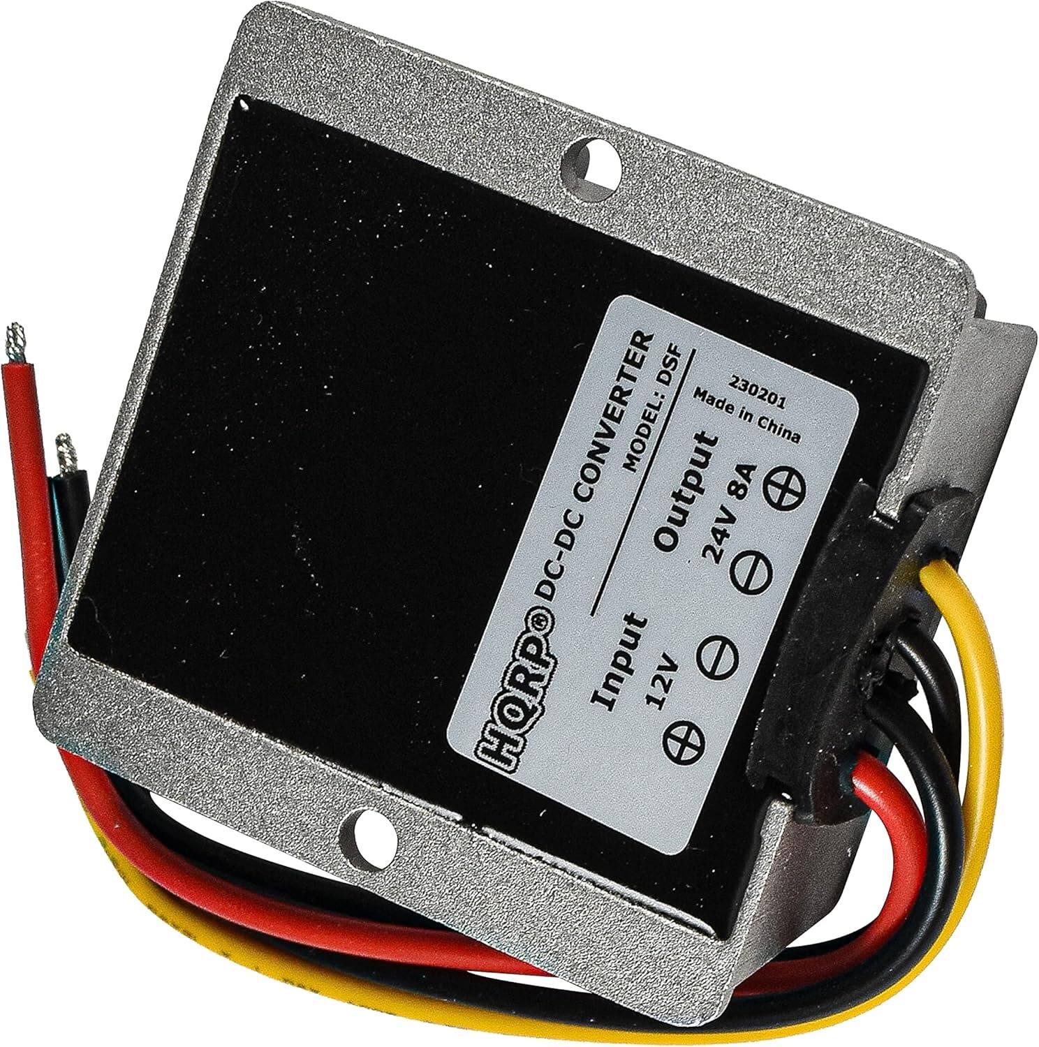 DSF Made 230201 CONVERTER in MODEL: China Output 8A DC-DC 24V HQRPO Input 12V