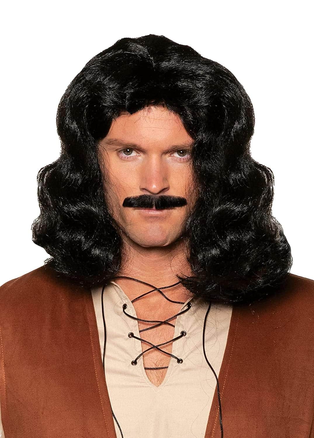 Underwraps - The Princess Bride Inigo Montoya Adult Coatume Wig | One Size - Black price history on PriceWatchPro