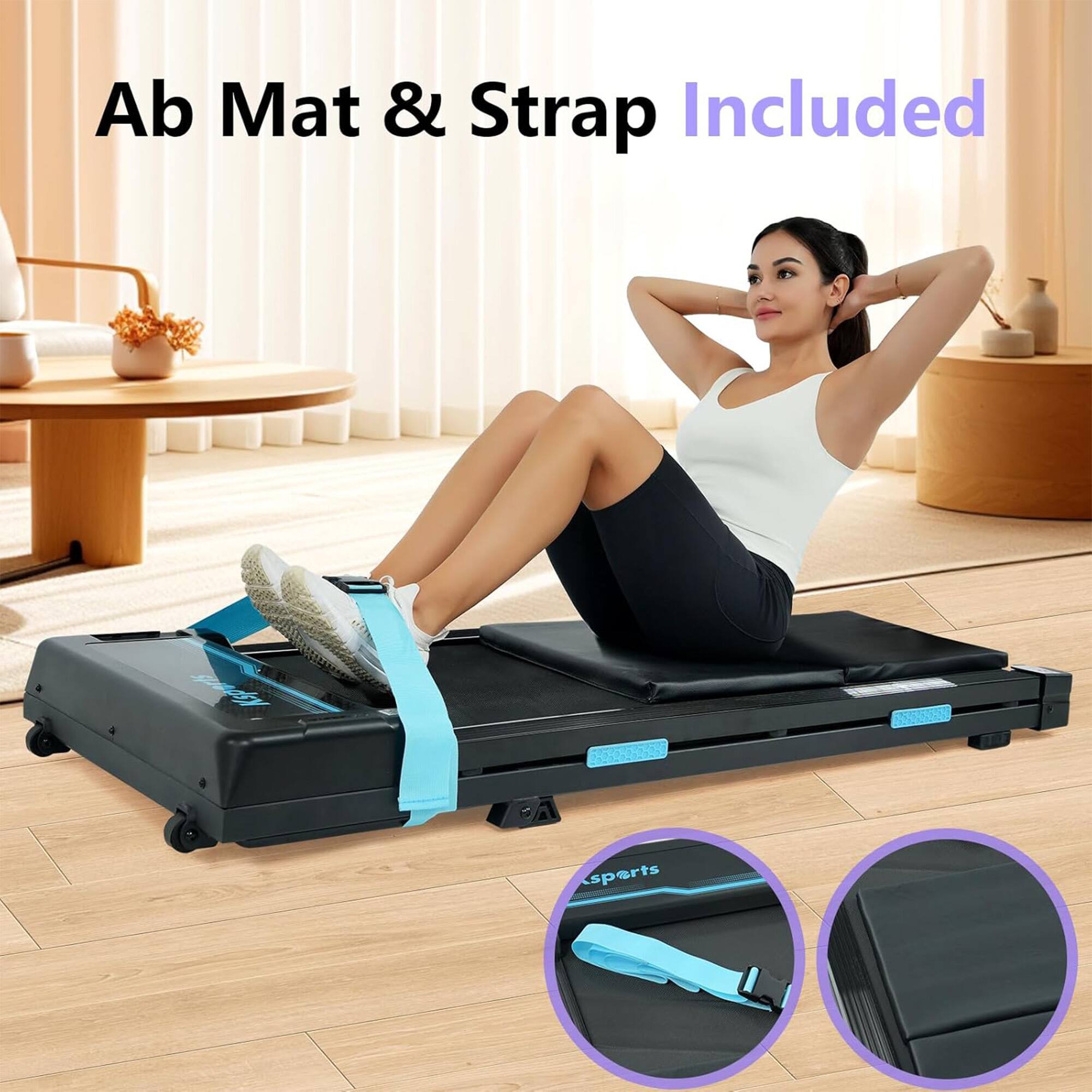 Ab Mat & Strap Included