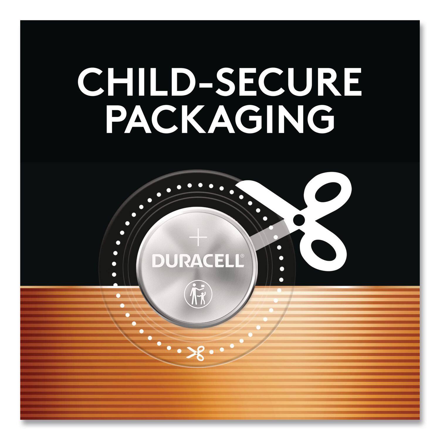 CHILD-SECURE PACKAGING  
DURACELL + 8 M