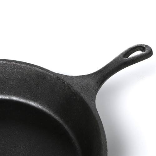 Alt View 1. SlickBlue - Cast Iron Round Skillet Pre-Seasoned for Easy Cooking and Searing - Black.