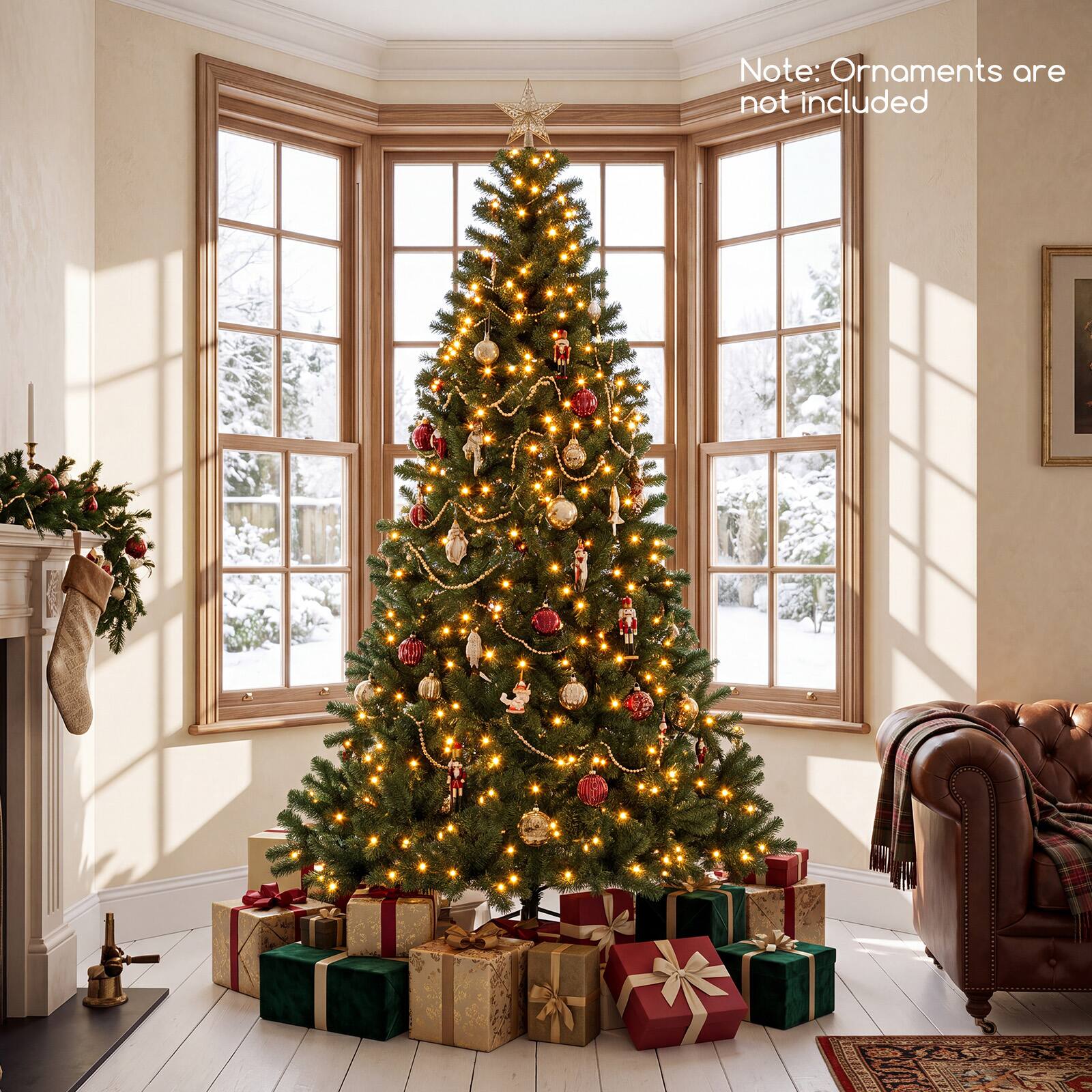 Note: Ornaments are not included