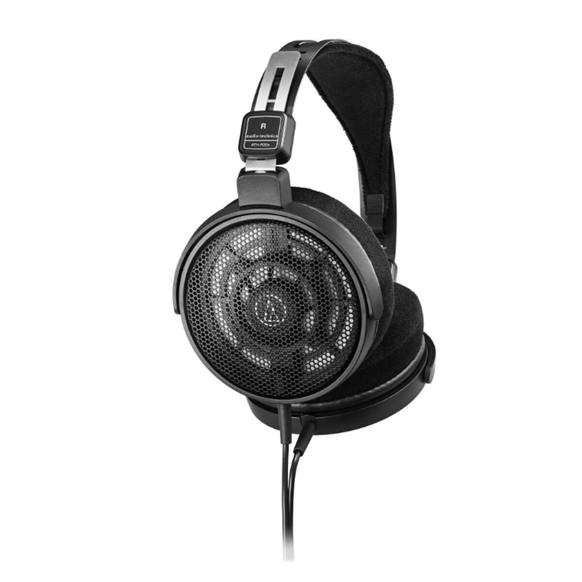 Alt View 6. Audio-Technica - Audio-Technica ATH-R30x Over-Ear Open-Back Headphones (Black) - Black.