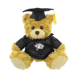 Jardine - New Hampshire Wildcats 12'' Graduation Plush Bear - Oatmeal