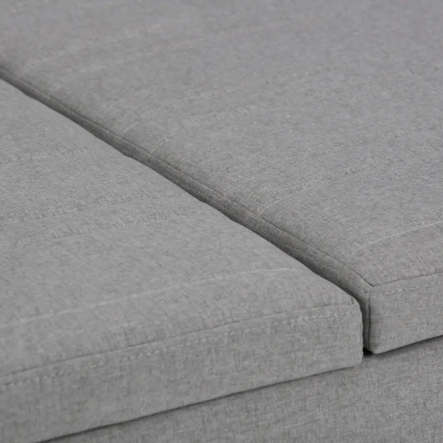 Alt View 16. Simpli Home - Ellis Coffee Table Storage Ottoman - Dove Grey.