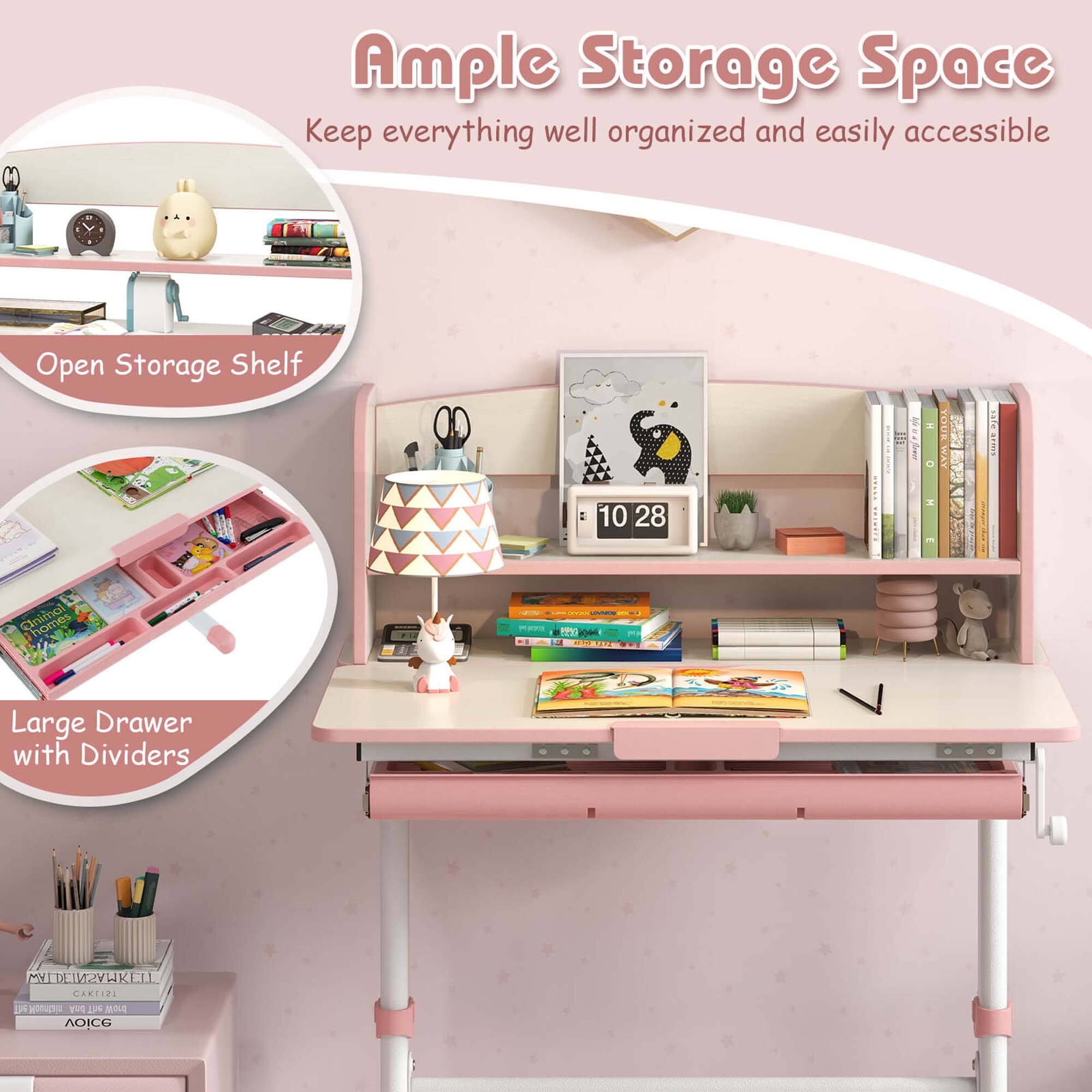 Ample Storage Space  
Keep everything well organized and easily accessible

Open Storage Shelf

Large Drawer with Dividers