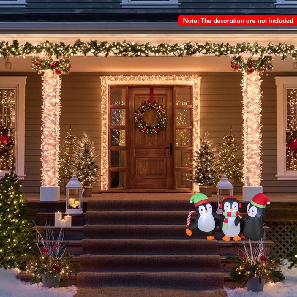 Note: The decorations are not included