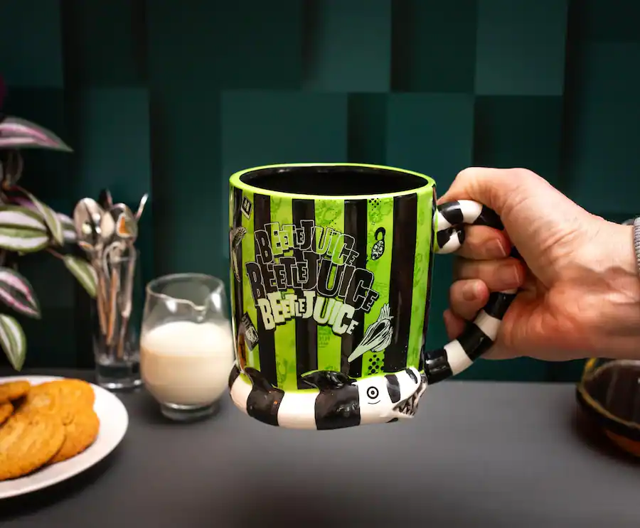 Silver Buffalo Beetlejuice 3D Sandworm Ceramic Mug With Sculpted Handle ...