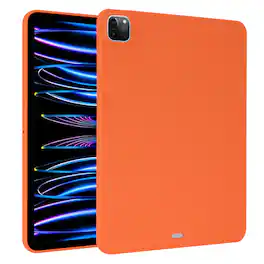 Dteck - Case For Apple iPad Pro 13'' (M5) 2025/(M4) 2024 Slim Lightweight Soft TPU Skin-Friendly Anti-Scratch Protective Cover - Orange