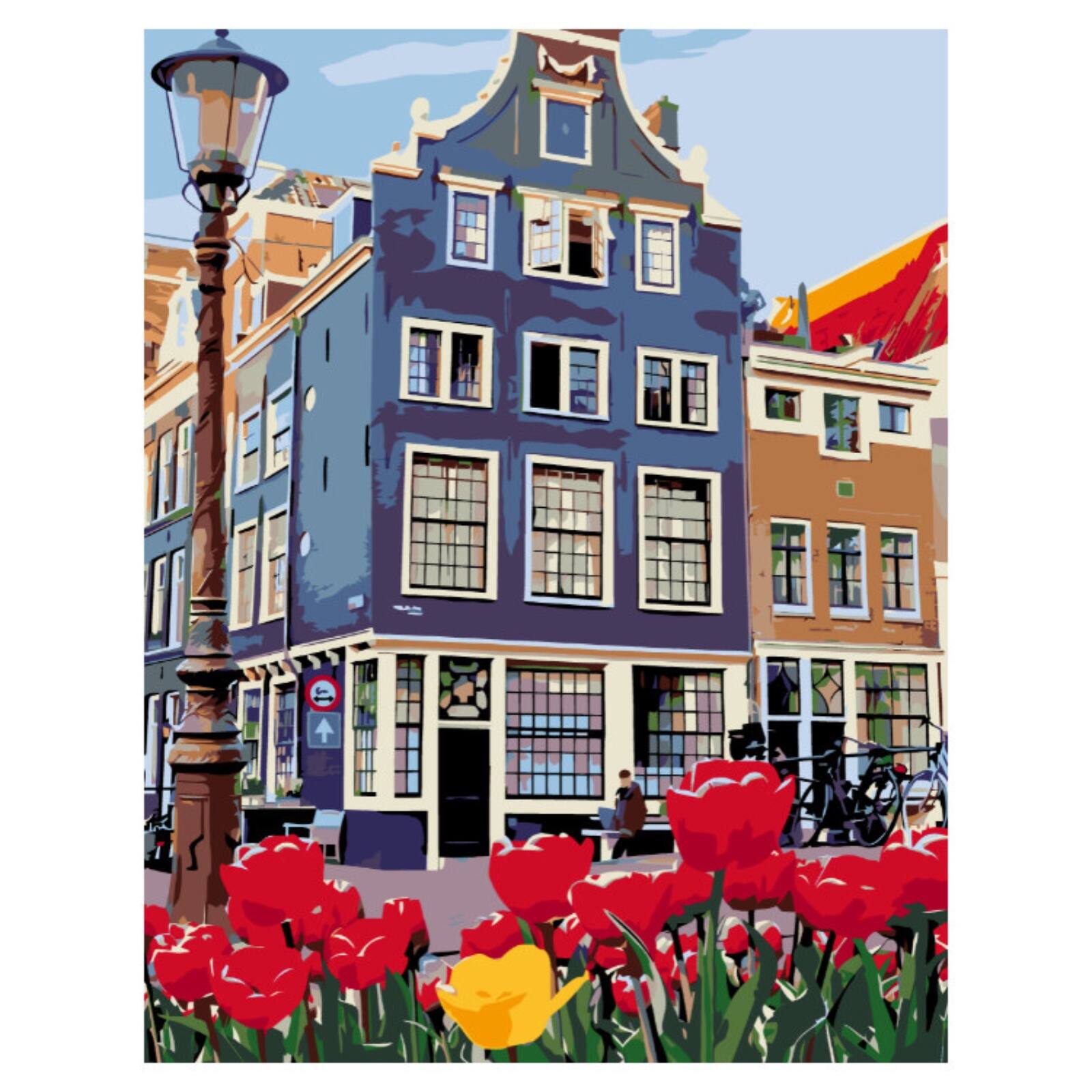 Angle. Artwille - Artwille Paint By Number Kit Famous Amsterdam.