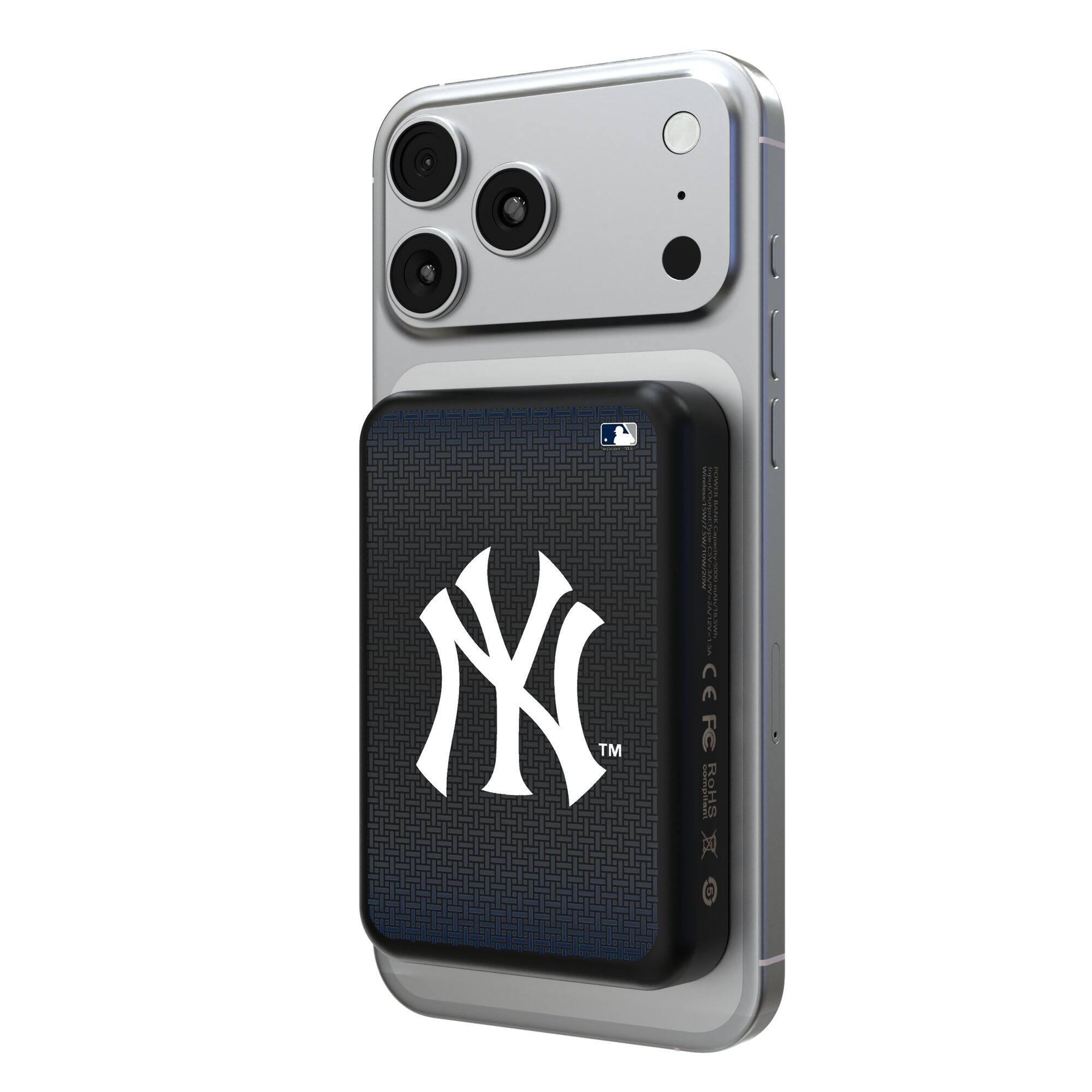 Keyscaper - New York Yankees Wireless Magnetic Power Bank - Black price history on PriceWatchPro