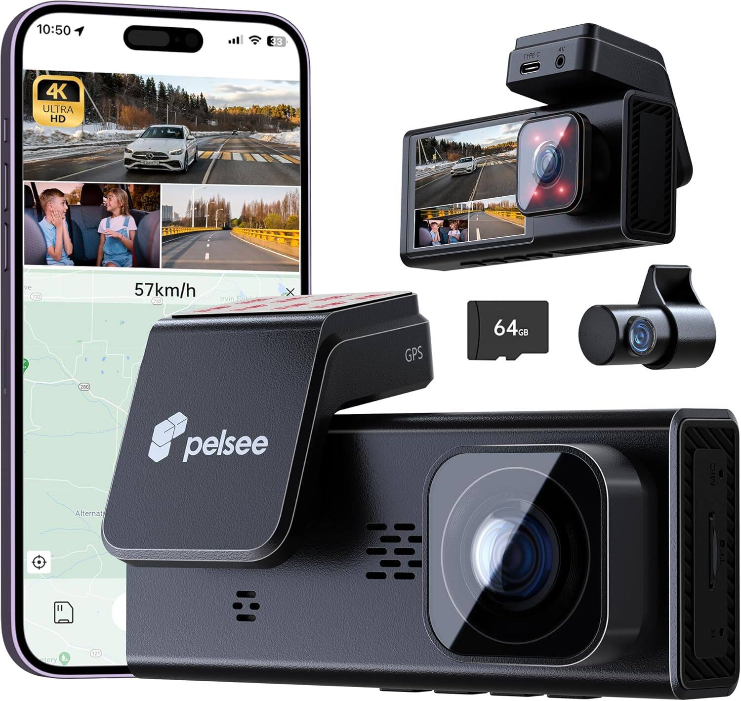 10:50 3 33 THPEC JE 4K ULTRA HD ve TA0 57km/h 2 Inno x GPS 64G8 Je pelsee MIC Alternat