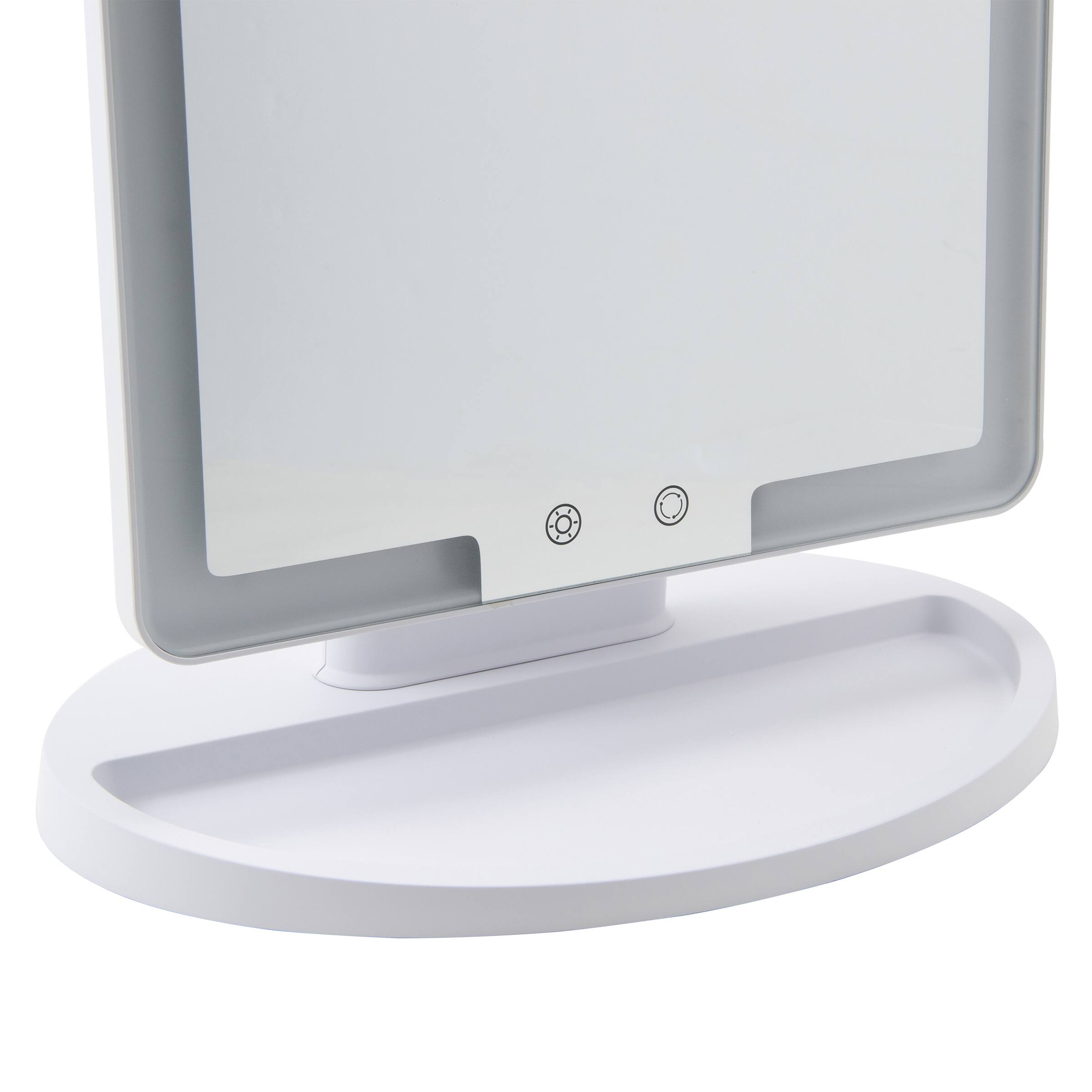 Alt View Zoom 12. Glo-Tech - Lighted Edge LED Vanity Mirror - White.