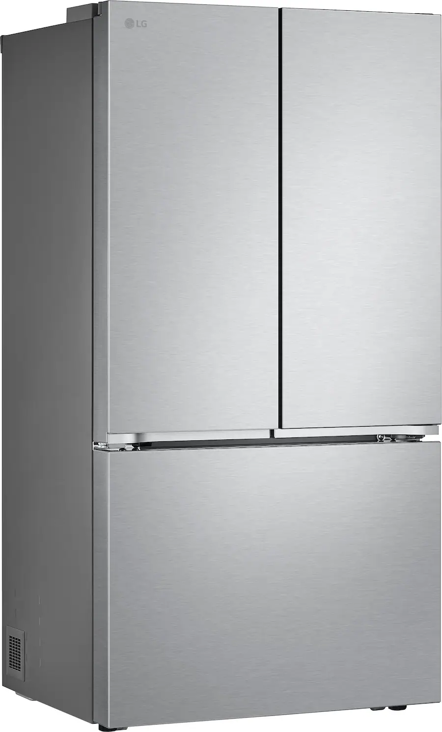 LG 36 in Wide Counter Depth MAX 25.1 Cu. Ft. French Door Smart ...