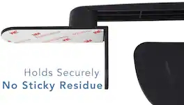 Mount-It! - Monitor Document Holder Clip with 360° Swivel Arm for Papers, Notes & Copy Reading - Black