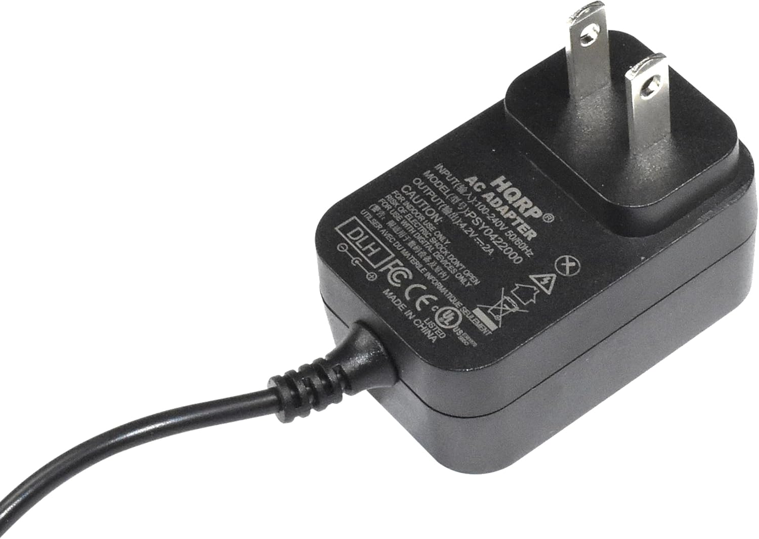 3 MODEL(4 AC RISK FOR HQrP UTILISER ( FOR USE OF CAUTION: POTRUSCIS EL OUTPUT:4.2V MODEL(#xPSY0422000 USE (:100-240V AVEC  WITH DLH DU HAMDIGHALDECES  DIGITAL ONLY, -2A 50/60Hz MATERIEL MA  DEVICES DON'T ) x DHCCEO ONLY 4 MADE INFORMATIQUE SEULEMENT IN LISTED US US