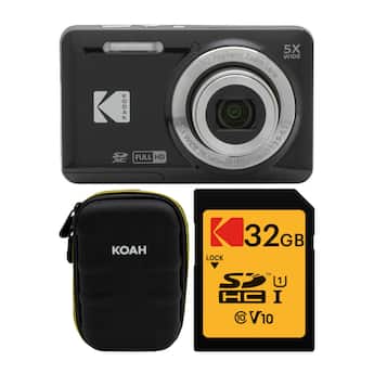 Kodak PIXPRO Friendly Zoom FZ55 Digital Camera with Case and Kodak PIXPRO Friendly Zoom FZ55 Digital Camera with Case and