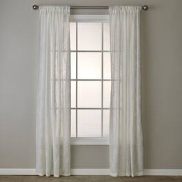 SKL Home - By Saturday Knight Ltd Isabella Lace Window Curtain Panel - 52" x 84" - White