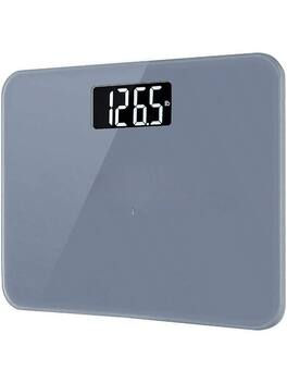 The Best Inks - Ultra - Wide Bathroom Scale Digital High Accuracy Body Weight Scanner with Easy - to - Read Backlit LCD, 400 - Gray
