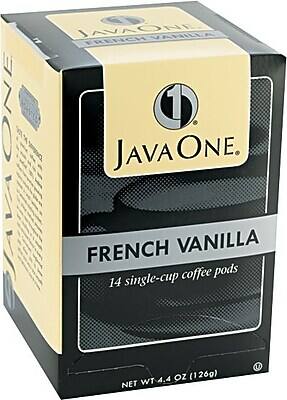 Java One  
French Vanilla  
14 single-cup coffee pods  
Net WT 4.4 oz (126g)